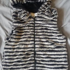 Faux Fur Girls Vest